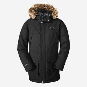 Eddie Bauer superior down parka black size medium